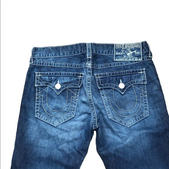 Vintage True Religion Jeans Size 38 BILLY BIG T Blue - Picture 7 of 14